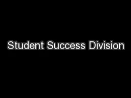 Student Success Division