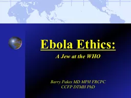 Ebola Ethics