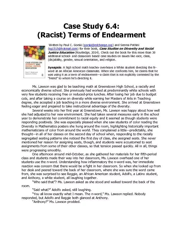 (Racist) Terms of Endearment