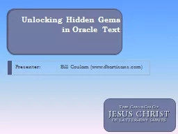 Unlocking Hidden Gems in Oracle Text