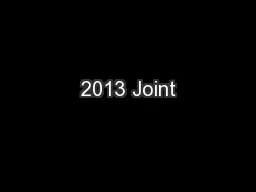 2013 Joint