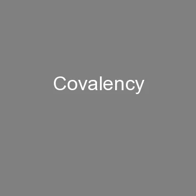 Covalency