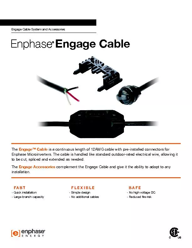 Engage Cable System and Accessories