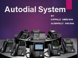 Autodial System
