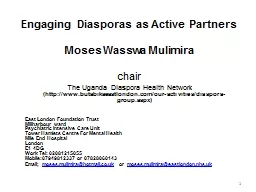 Engaging Diasporas as Active Partners