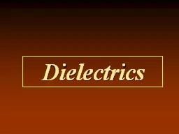 Dielectrics