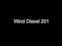 Wind Diesel 201