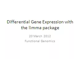 Differential Gene Expression with the