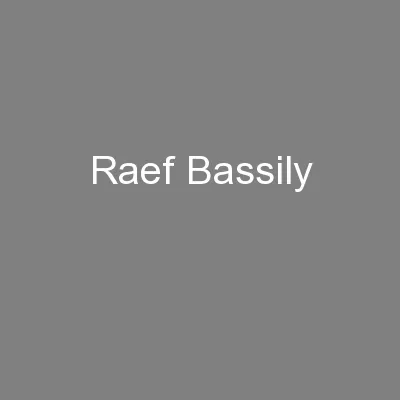 Raef Bassily