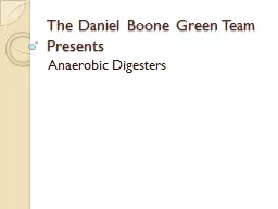The Daniel Boone Green Team Presents