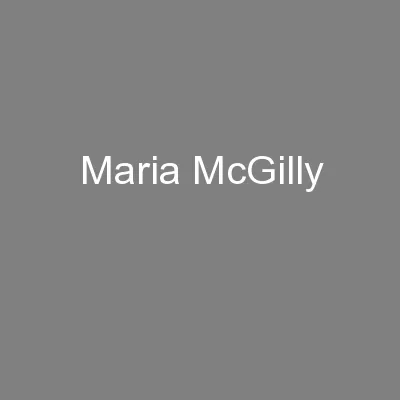 Maria McGilly