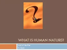 What is Human Nature?