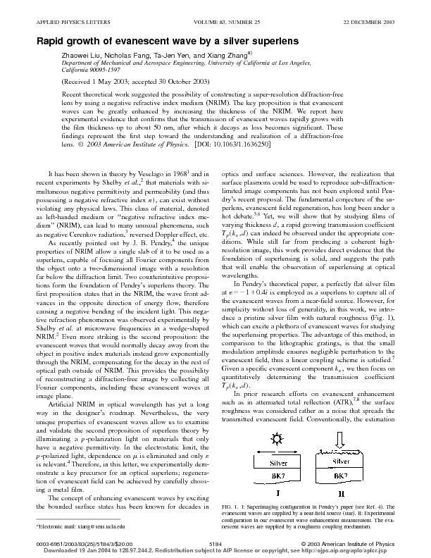 ofsamplethickness.Wefoundthattheenhancementfactorrapidlygrowswithincre