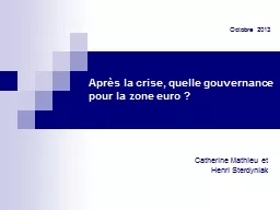 Après la crise, quelle gouvernance pour la zone euro ?