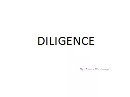 DILIGENCE
