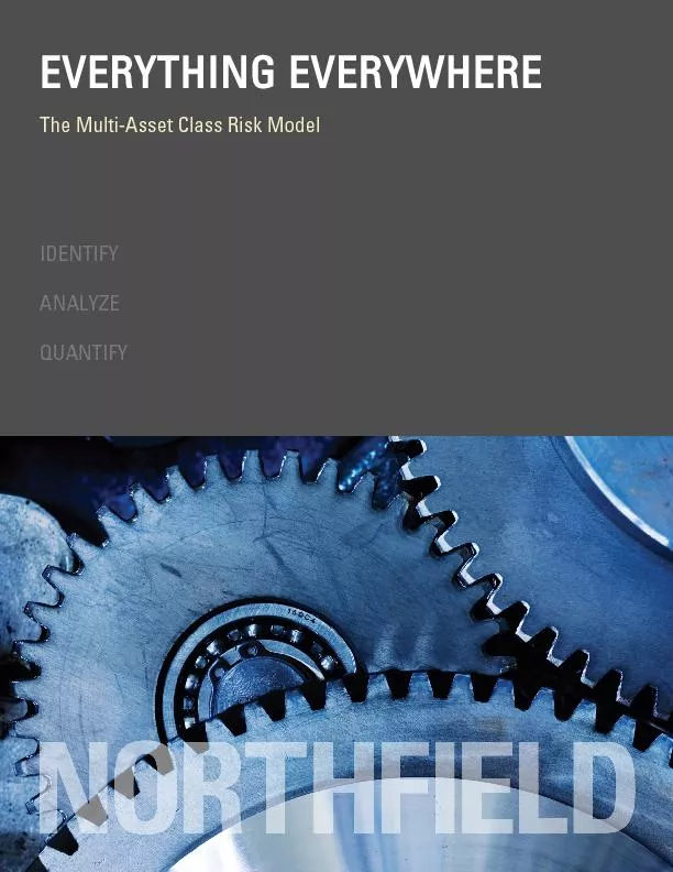 Asset Class Risk Model