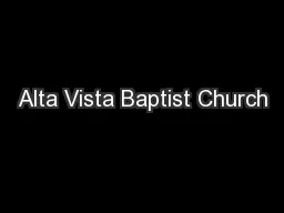Alta Vista Baptist Church