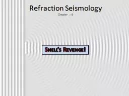 Refraction Seismology