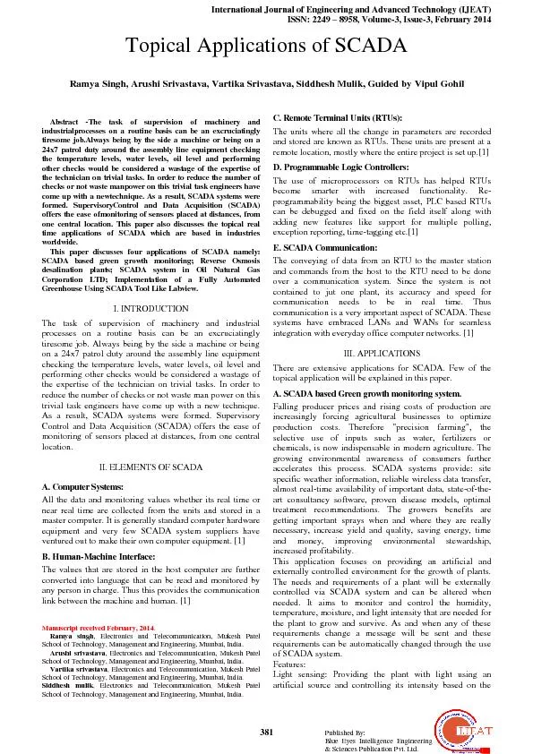 International Journal of Engineering and Advanced Technology (IJEAT)
.