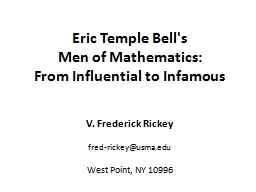 Eric Temple Bell's