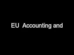 EU  Accounting and