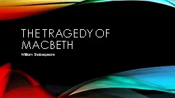 The Tragedy of macbeth