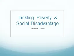 Tackling Poverty & Social Disadvantage