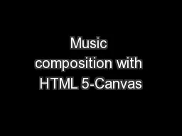 Music composition with HTML 5-Canvas