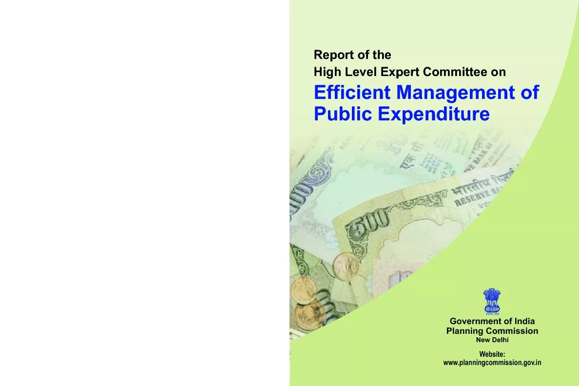Public ExpenditureWebsite :  www.planningcommission.gov.inJULY, 2011
.