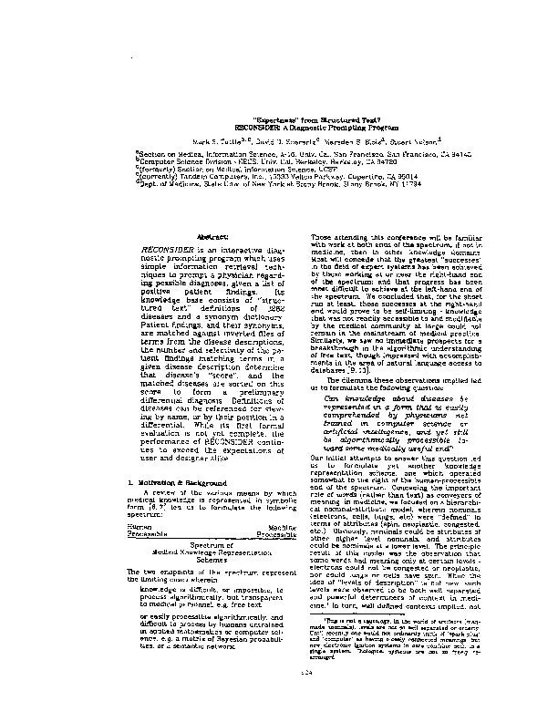 from Structured Text.? Diagnostic S. Turtle a'b, David D. Sherertz c,
