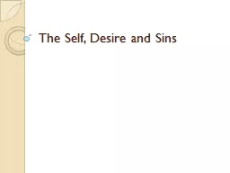 The Self, Desire and Sins