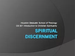 Spiritual discernment