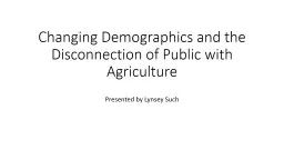 Changing Demographics and the Disconnection of Public with