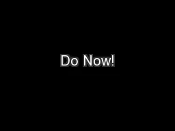 Do Now!