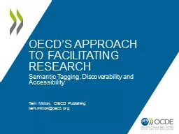 OECD’s Approach to Facilitating