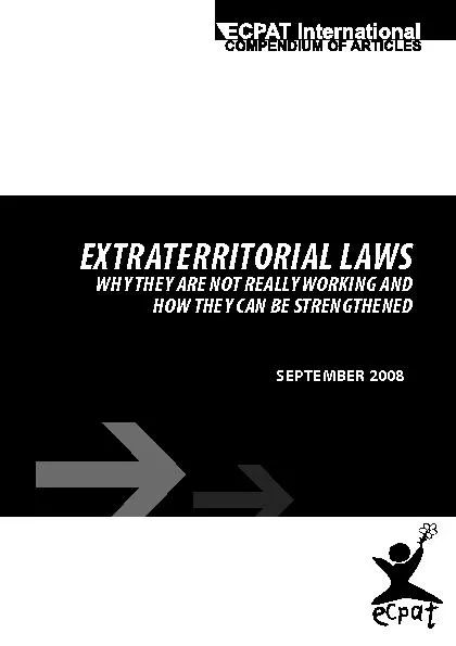 EXTRATERRITORIAL LAWSWHY THEY ARE NOT REALLY WORKING AND HOW THEY CAN