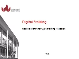 Digital Stalking