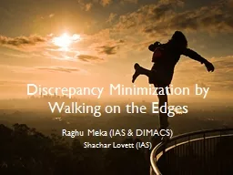 Discrepancy Minimization by Walking on