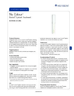 Nu Colour  Nutriol Eyelash Treatment