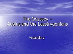 The Odyssey –