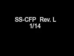 SS-CFP  Rev. L  1/14  