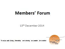 Members’ Forum