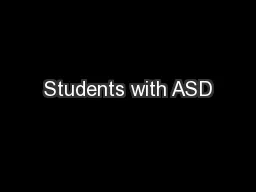 Students with ASD