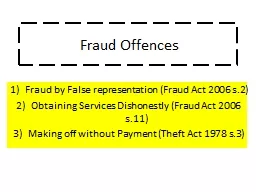 Fraud Offences