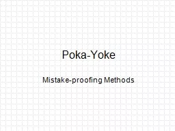 Poka-Yoke