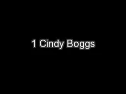 1 Cindy Boggs