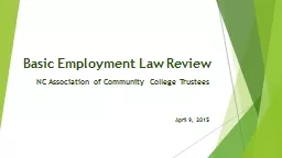 Basic Employment Law Review