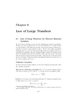 Chapter  Law of Large Numbers