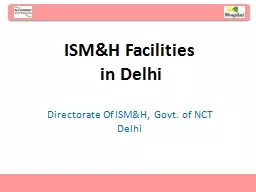 ISM&H Facilities