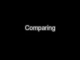 Comparing